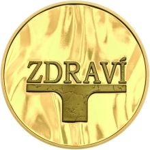 Ryzí přání ZDRAVÍ - velká zlatá Medaille 1 Oz